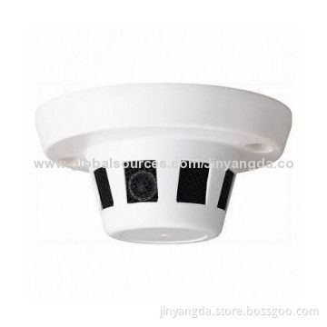Mini smoke detector hidden camera with 3.6mm fix lens